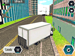 Флеш игра онлайн Водитель грузовика webgl