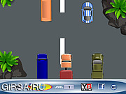 Флеш игра онлайн Парковка для грузовиков / Truck Stop Parking Game 