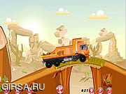 Флеш игра онлайн Тракер грузовики с товаром / Trucker