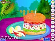 Флеш игра онлайн Сэндвич с тунцом