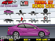 Флеш игра онлайн Тюнинг для Honda Civic / Tuning My Honda Civic 