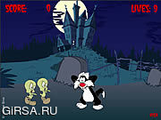 Флеш игра онлайн Attack of the Tweety Zombies