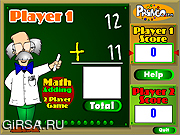 Флеш игра онлайн Two Player Math
