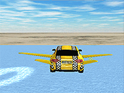 Флеш игра онлайн Конечной летающий автомобиль 3D