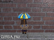 Флеш игра онлайн Человек под дождем