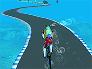 Флеш игра онлайн Под Водой Велоспорт Приключения / Under Water Cycling Adventure
