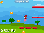 Флеш игра онлайн Прыжок Юни / Uni Leap