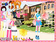 Флеш игра онлайн Uni Day Dress Up