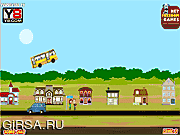 Флеш игра онлайн Управление автобусом / Unreal Bus Driving