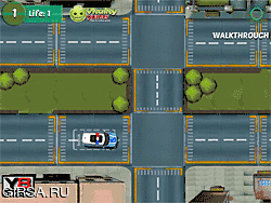 Флеш игра онлайн Полицейская Парковка V8 С