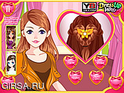 Флеш игра онлайн Наряд для свидания / Valentines Day Hairdos