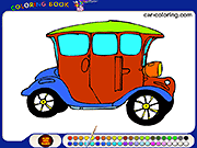 Флеш игра онлайн Марочные Раскраска Автомобилей  / Vintage Car Coloring