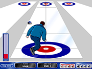 Флеш игра онлайн Виртуальный Керлинг / Virtual Curling