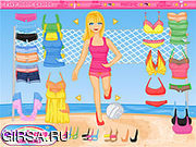 Флеш игра онлайн Volleyball Dressup