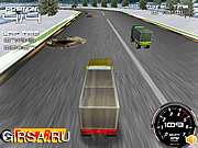 Флеш игра онлайн Водитель фургона 3D / Wagon Dash 3D