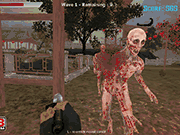 Флеш игра онлайн Воин против зомби