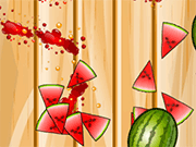Флеш игра онлайн Арбуз Сногсшибательное Безумие / Watermelon Smasher Frenzy