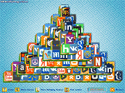 Флеш игра онлайн Логотип Сайта: Треугольник Маджонг / Website Logo: Triangle Mahjong