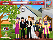 Флеш игра онлайн Свадебный поцелуй / Wedding Couple Kiss