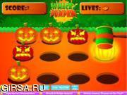 Флеш игра онлайн Бей по тыквам! / Whack a Pumpkin 