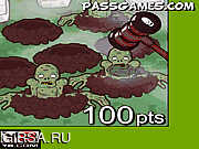 Флеш игра онлайн Whack A Zombie 