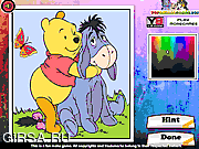 Флеш игра онлайн Винни Пух. Раскраска / Winnie The Pooh Coloring 