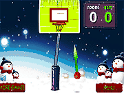 Игра Зима Баскетбол Штрафные Броски