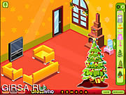 Флеш игра онлайн Winter Lodge Deco