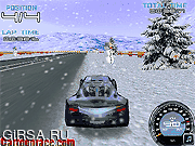 Флеш игра онлайн Зимняя гонка 3D / Winter Race 3D