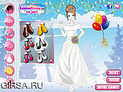 Флеш игра онлайн Подготовка к зимней свадьбе / Winter Wedding Dresses