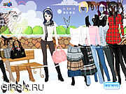 Флеш игра онлайн Winter Trend Dress Up