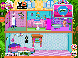 Флеш игра онлайн Декорирование дома Винкс / Winx Club Doll House Decor