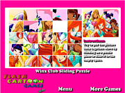 Флеш игра онлайн Winx Club Sliding Puzzle 