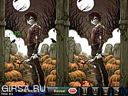 Флеш игра онлайн Найди отличия - ведьмы на Хэллоуин