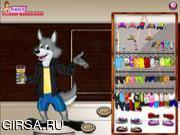 Флеш игра онлайн Одежда для волка / Wolf Dress Up 