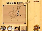 Флеш игра онлайн Wood Carving Scooby Doo