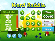 Флеш игра онлайн Слово Сброд / Word Rabble
