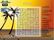 Флеш игра онлайн Word Search Gameplay 5 - Африка