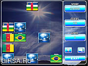 Флеш игра онлайн Мир Памяти-3 Флага / World Flag Memory-3