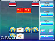 Флеш игра онлайн Мир Памяти-4 Флага / World Flag Memory-4