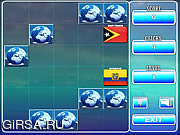 Флеш игра онлайн Память - Всемирный Флаг
