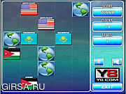 Флеш игра онлайн Флаги Мира Игра На Память 8 / World Flags Memory Game 8