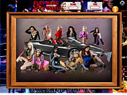Флеш игра онлайн Реслинг-дива: пазл / Wrestling Divas Puzzle 