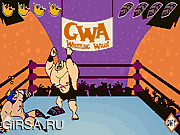 Флеш игра онлайн GWA Wrestling Riot