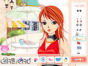 Флеш игра онлайн Кафе Dressup после полудня / Afternoon Cafe Dressup