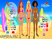 Флеш игра онлайн Bikini Team