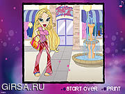 Флеш игра онлайн Bratz Fashion Designer