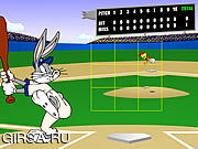 Флеш игра онлайн Bugs Bunny Home Run Derby