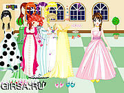 Флеш игра онлайн Замок платье Dressup