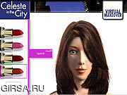 Флеш игра онлайн Celeste in the City Makeup